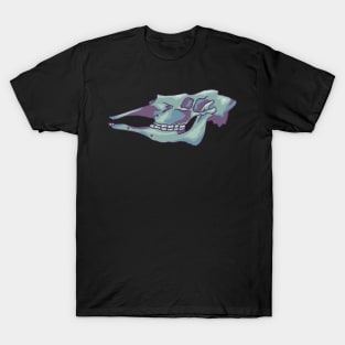 Neon Moose Skull T-Shirt